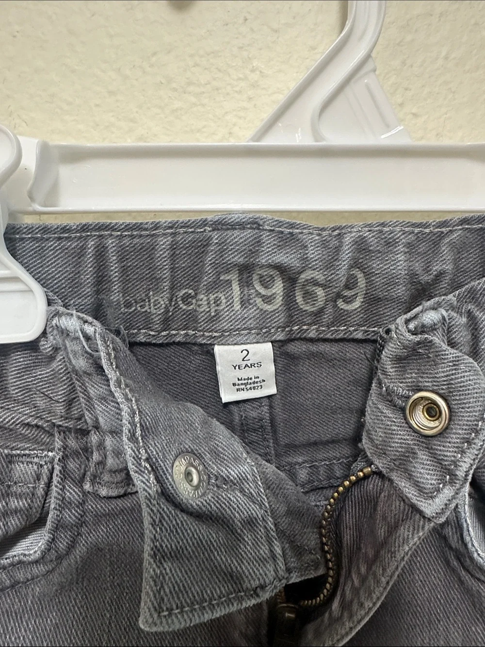 GAP Kids Charcoal Gray Stretch Denim Jeans